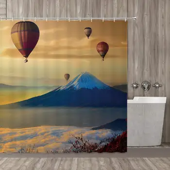Hot Air Balloons Colorful Fabric Shower Curtain Multicolored Dream Pictures Flying in The Sky Waterproof Polyester Bathroom
Hot Air Balloons Colorful Fabric Shower Curtain Multicolored Dream Pictures Flying in The Sky Waterproof Polyester Bathroom