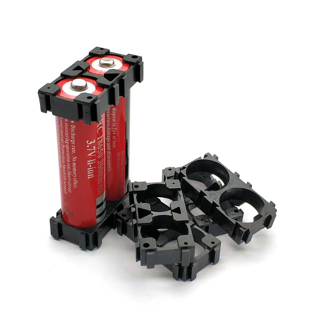 2* 18650 Lithium Cell Cylindrical Battery Case Holder Bracket for DIY Battery Pack
2* 18650 Lithium Cell Cylindrical Battery Case Holder Bracket for DIY Battery Pack