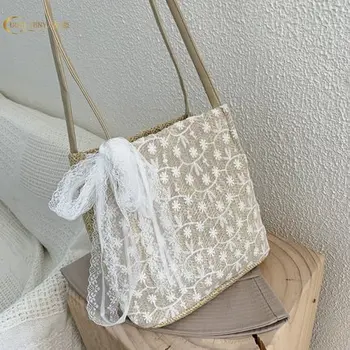Fashion straw lace handbag scarves bag embroidery bags for women 2020 summer new high-capacity shoulder bag trend shopping bags
Fashion straw lace handbag scarves bag embroidery bags for women 2020 summer new high-capacity shoulder bag trend shopping bags