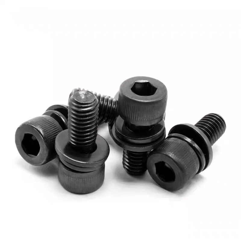 100pcs/lot M2 M2.5 M3 Black 304 Stainless steel hex socket cap screw bolt with washer three combination sems screws
100pcs/lot M2 M2.5 M3 Black 304 Stainless steel hex socket cap screw bolt with washer three combination sems screws