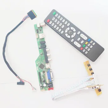 For CLAA133WA01/A T.V56 display controller drive card laptop panel HDMI VGA USB AV RF 1366*768 13.3" WLED LVDS 40Pin DIY kit
For CLAA133WA01/A T.V56 display controller drive card laptop panel HDMI VGA USB AV RF 1366*768 13.3" WLED LVDS 40Pin DIY kit