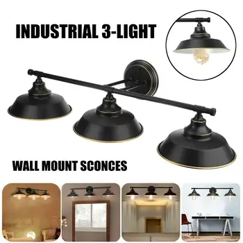 3 in 1 Wall Lamps American rustic retro industrial Vintage Retro Loft Industrial Hanging Lamp for Living Room Kitchen Home Light
3 in 1 Wall Lamps American rustic retro industrial Vintage Retro Loft Industrial Hanging Lamp for Living Room Kitchen Home Light
