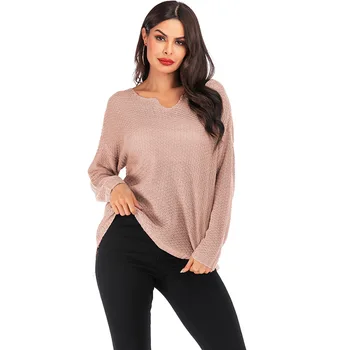 High Quality 13 Color Women Sweater Thin Female New Female Loose Sweater V-neck Pullover Knit Sweater Winter Clothes Women
High Quality 13 Color Women Sweater Thin Female New Female Loose Sweater V-neck Pullover Knit Sweater Winter Clothes Women