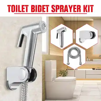 Becornce Handheld Bathroom Toilet Bidet Shattaf Shower Spray Head 150cm Hose Holder Stand Handheld Toilet Enema Shower Head 
Becornce Handheld Bathroom Toilet Bidet Shattaf Shower Spray Head 150cm Hose Holder Stand Handheld Toilet Enema Shower Head