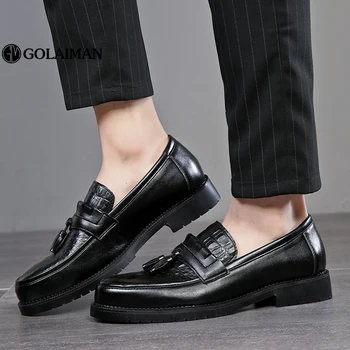 GOLAIMAN 2020 Men Dress Shoes Formal Shoes For Men's Handmade Business Shoes Wedding Leather Men Oxfords Shoes Large Size
GOLAIMAN 2020 Men Dress Shoes Formal Shoes For Men's Handmade Business Shoes Wedding Leather Men Oxfords Shoes Large Size