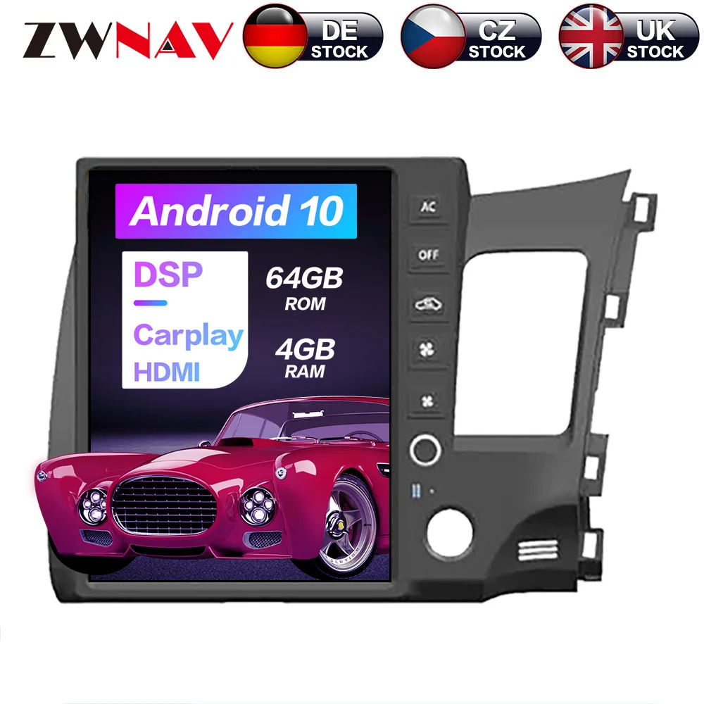 Автомагнитола 12,1 дюйма с GPS-навигацией для Honda Civic 2008-2011, Автомобильное видео HD с вертикальным экраном, стерео, мультимедиа, DSP, автомагнитола
Автомагнитола 12,1 дюйма с GPS-навигацией для Honda Civic 2008-2011, Автомобильное видео HD с вертикальным экраном, стерео, мультимедиа, DSP, автомагнитола