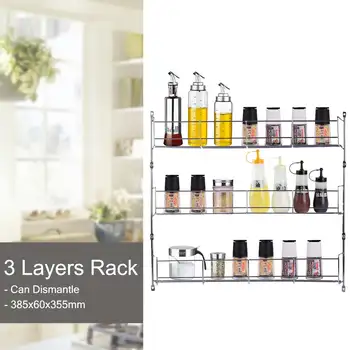 3 Tiers Multifunctional Kitchen Spice Mount Space Rack Cabinet Wall Storage Shelf Pantry Holder Kitchen Storage Racks
3 Tiers Multifunctional Kitchen Spice Mount Space Rack Cabinet Wall Storage Shelf Pantry Holder Kitchen Storage Racks