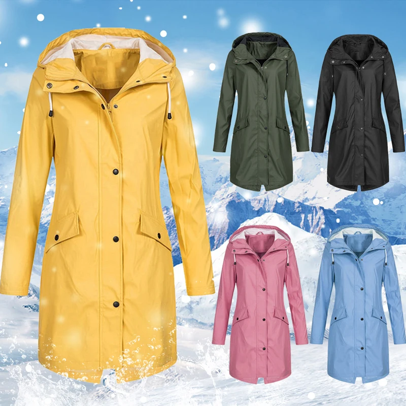 LOOZYKIT Fashion Women Jacket Coat Waterproof Transition Jacket Outdoor Hiking Clothes Lightweight Raincoat Women's Raincoat
LOOZYKIT Fashion Women Jacket Coat Waterproof Transition Jacket Outdoor Hiking Clothes Lightweight Raincoat Women's Raincoat