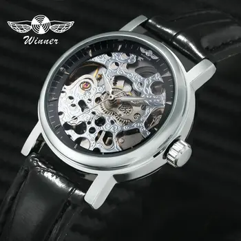 Fashion Luxury Elegant Watches Skeleton Mechanical Ladies Watch for Women Black Leather Strap Casual Business Female Wristwatch 
Fashion Luxury Elegant Watches Skeleton Mechanical Ladies Watch for Women Black Leather Strap Casual Business Female Wristwatch