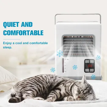 Portable Handheld Air Conditioner Conditioning Rechargeable USB Mini Air Cooler Digital Display Air Cooling Fan For Office Home
Portable Handheld Air Conditioner Conditioning Rechargeable USB Mini Air Cooler Digital Display Air Cooling Fan For Office Home