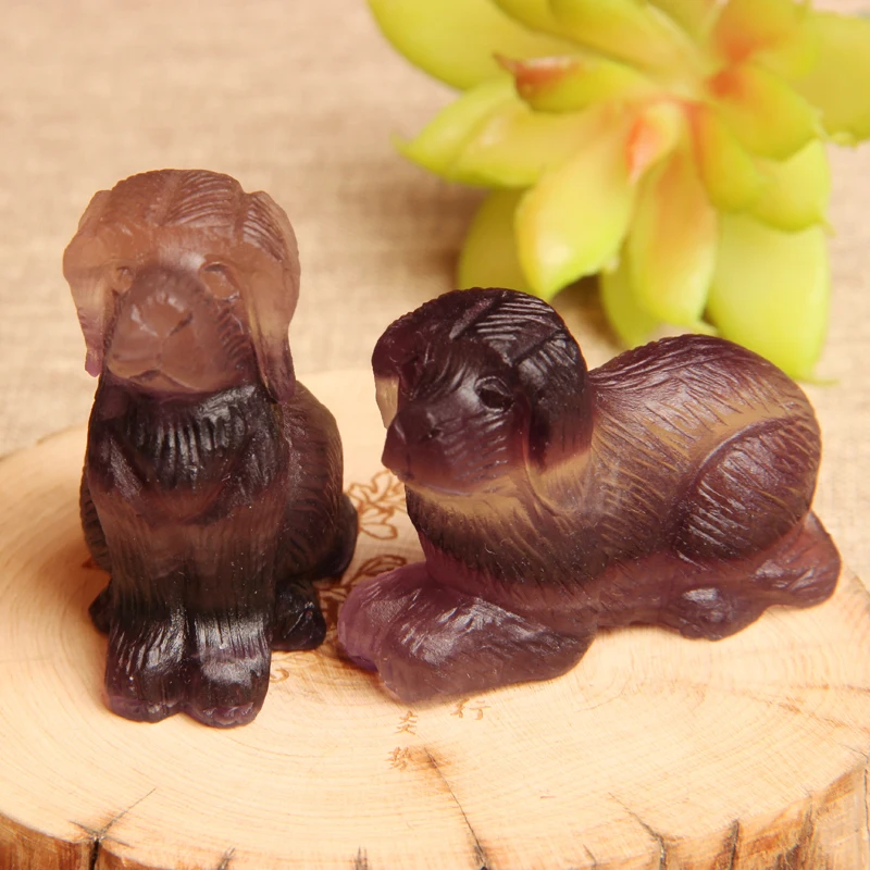 1PC Natural Crystal Stone Fluorite Quartz Cute Dog Hand Carved Figurine Animal Fluorite Dog Statue Carving Stone Home Decoration
1PC Natural Crystal Stone Fluorite Quartz Cute Dog Hand Carved Figurine Animal Fluorite Dog Statue Carving Stone Home Decoration