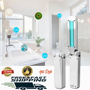 Folding UVC Disinfection Light Lamp 5W UV Sterilization Lamp Ultraviolet DisinfectionTravel Sterilizing Lights
Folding UVC Disinfection Light Lamp 5W UV Sterilization Lamp Ultraviolet DisinfectionTravel Sterilizing Lights