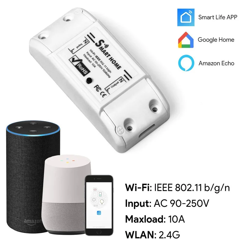 wireless remote control timing switch WiFi intelligent on-off device mobile phone WiFi modified parts graffiti intelligent life
wireless remote control timing switch WiFi intelligent on-off device mobile phone WiFi modified parts graffiti intelligent life