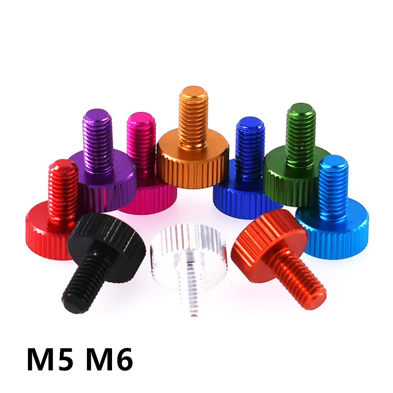 M5 M6 Aluminum Alloy computer graphics card fixed flat head knurled hand turn aero-model chassis side plate hard disk screws
M5 M6 Aluminum Alloy computer graphics card fixed flat head knurled hand turn aero-model chassis side plate hard disk screws