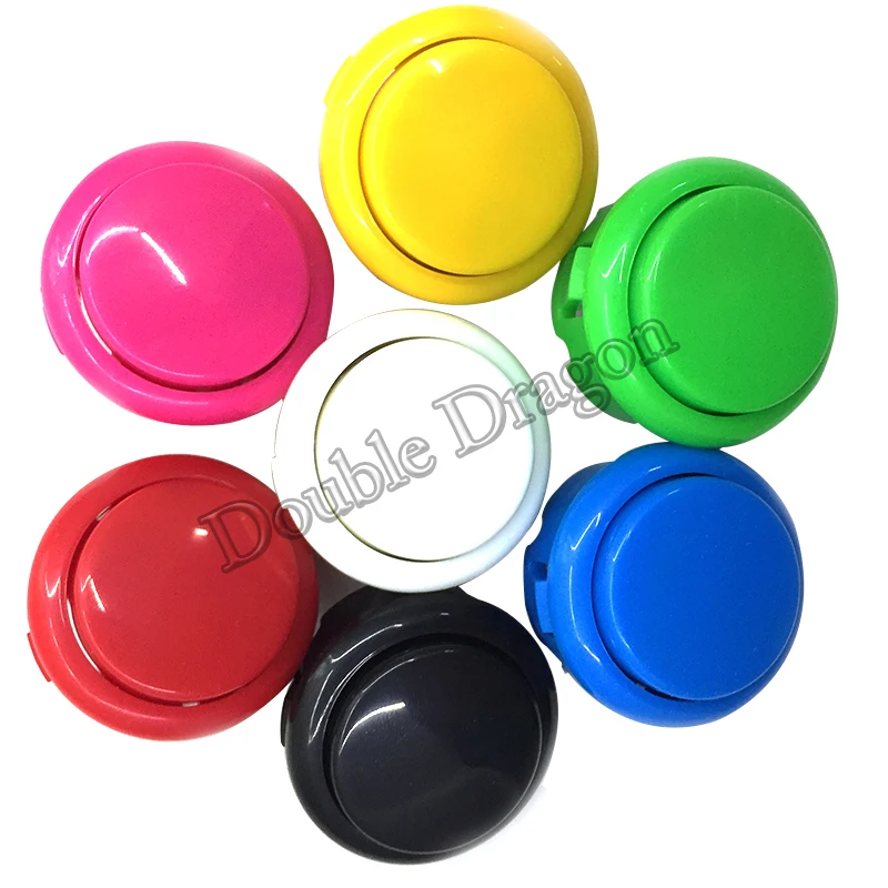 arcade machine button 30mm with microswitch high quality copy-obsf push buttons short version for fighting games cabinet | Спорт и