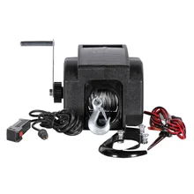 Portable 12v electric boat winch for pulling boats, stuck vehicles and other heavy items
Portable 12v electric boat winch for pulling boats, stuck vehicles and other heavy items