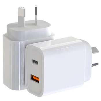 PD fast charging QC 3.0 USB wall charger, USB-A+C dual-port universal serial bus dual-port fast charging Costyle 5 pack dual-po
PD fast charging QC 3.0 USB wall charger, USB-A+C dual-port universal serial bus dual-port fast charging Costyle 5 pack dual-po