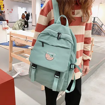Cute Women Backpack Women Quality Nylon Female Travel Back Bags Kawaii Embroidery Watermelon School Bag for Teenage Girl Backbag
Cute Women Backpack Women Quality Nylon Female Travel Back Bags Kawaii Embroidery Watermelon School Bag for Teenage Girl Backbag