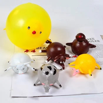 Creative Soft Rubber Inflatable Ball Can Blow Small Animals Venting Decompression toy Pinch Toy Pop Ball Spoof Gift
Creative Soft Rubber Inflatable Ball Can Blow Small Animals Venting Decompression toy Pinch Toy Pop Ball Spoof Gift