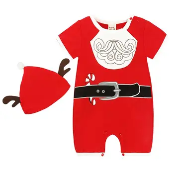European Baby Infant Boy Sets Short-Sleeves Personality Printing Christmas 2pcs Fashion Trend Clothes Jumpsuit with Hat
European Baby Infant Boy Sets Short-Sleeves Personality Printing Christmas 2pcs Fashion Trend Clothes Jumpsuit with Hat