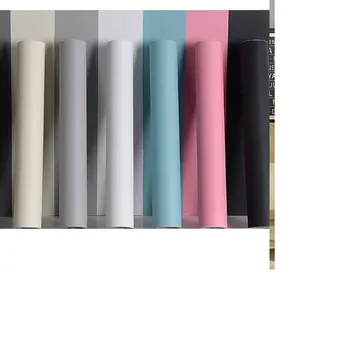 Matt Solid Vinyl Wallpaper Roll Furniture Cabinet Renovation Stickers Living Room Bedroom Decor Self Adhesive Wall Stickers
Matt Solid Vinyl Wallpaper Roll Furniture Cabinet Renovation Stickers Living Room Bedroom Decor Self Adhesive Wall Stickers