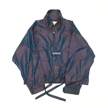 Best Version Panelled Iridescent Nylon Jacket Drawstring At Hem Relaxed fit Pullover Track Jackets
Best Version Panelled Iridescent Nylon Jacket Drawstring At Hem Relaxed fit Pullover Track Jackets