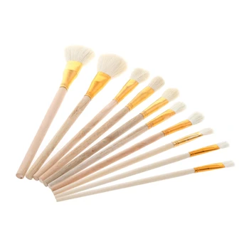 10Pcs Brushes Set for Art Painting Oil Acrylic Watercolor Drawing Craft DIY Kid
10Pcs Brushes Set for Art Painting Oil Acrylic Watercolor Drawing Craft DIY Kid