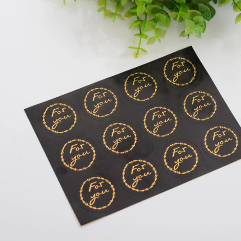120pcs/lot Round for You Bronzing Black Handmade Cake Packaging Sealing Label Sticker Baking DIY Party Gift Box Stickers
120pcs/lot Round for You Bronzing Black Handmade Cake Packaging Sealing Label Sticker Baking DIY Party Gift Box Stickers