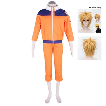 

Cosplay Anime Naruto Uzumaki Shippuden Hokage Halloween Costume Uniform Full set