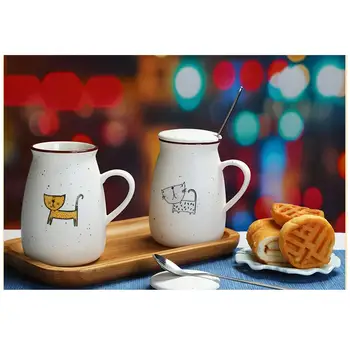 Cute Creative Cat Milk Coffee Mug With cover and Spoon Water Glass Mug Cup Tea Cup Cartoon Home Office Cup For Fruit Juice
Cute Creative Cat Milk Coffee Mug With cover and Spoon Water Glass Mug Cup Tea Cup Cartoon Home Office Cup For Fruit Juice