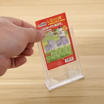 Transparent L-shaped Conference Table Card Holders Sign Label Tag Desk Stand Card Display Meeting Frame Desk Price Label S8L2
Transparent L-shaped Conference Table Card Holders Sign Label Tag Desk Stand Card Display Meeting Frame Desk Price Label S8L2