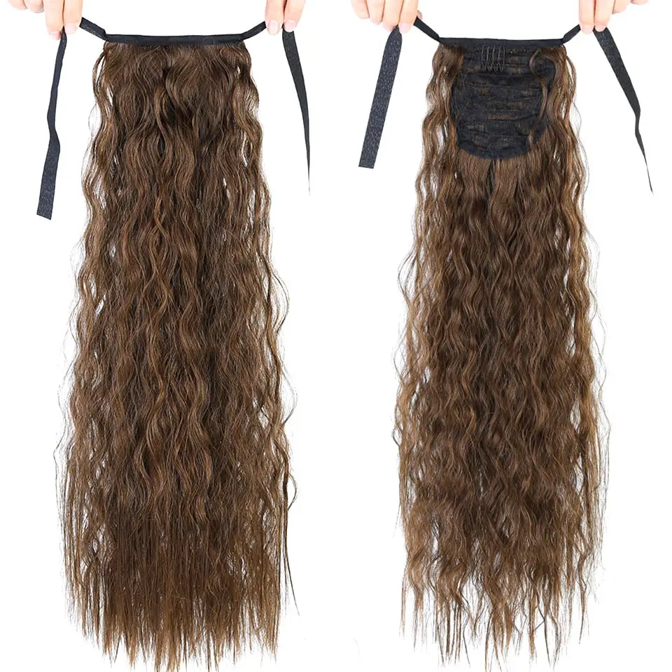 22'' Kinky Curly Ponytail Clip In Hair Extension For Women Synthetic Hairpiece Drawstring Ponytail Pageup
22'' Kinky Curly Ponytail Clip In Hair Extension For Women Synthetic Hairpiece Drawstring Ponytail Pageup