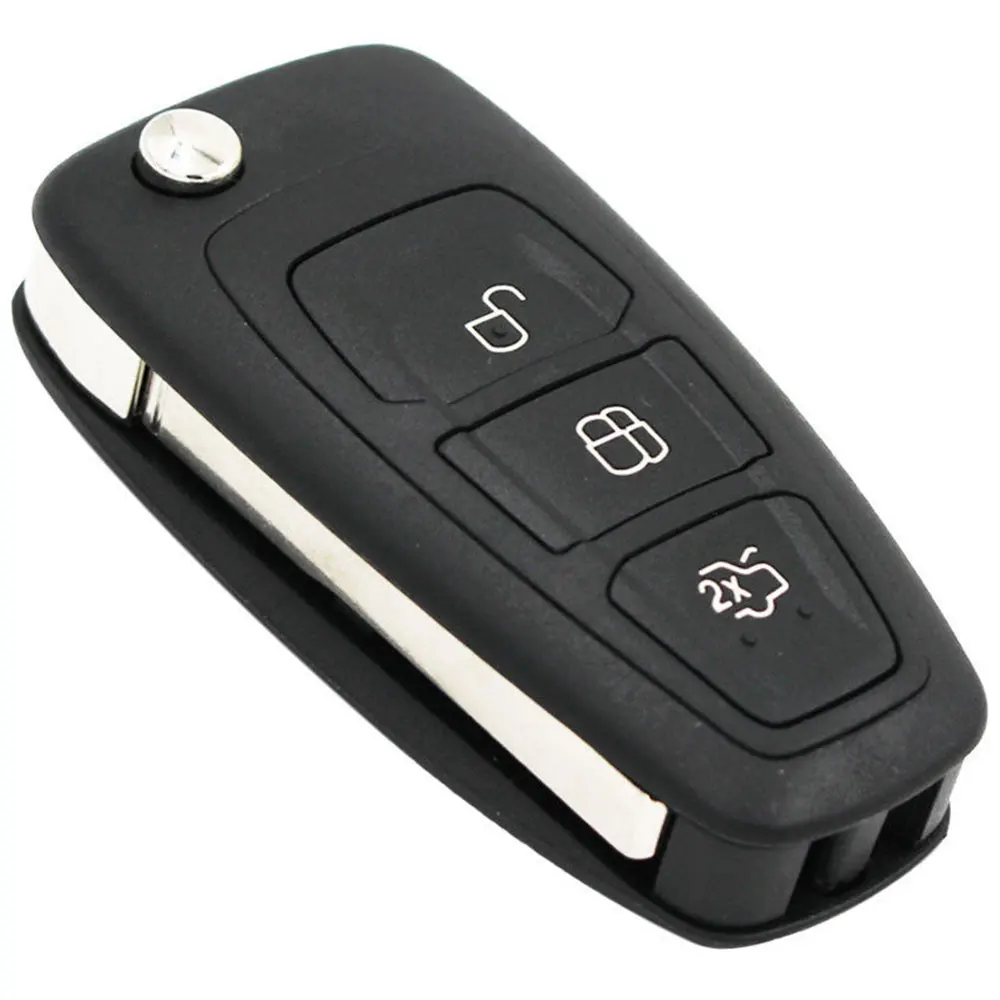 433MHz 4D60 Chip 3 Button Keyless Entry Smart Remote Car Key for Ford Focus Mondeo Fiesta Flip Folding Auto Car Key Fob (6)