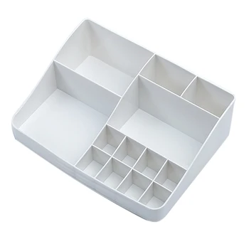 Desk Holder Storage Box Compartment Eco-friendly Container Large Capacity Solid Makeup Organizer PP Bathroom Case Home Cosmetic
Desk Holder Storage Box Compartment Eco-friendly Container Large Capacity Solid Makeup Organizer PP Bathroom Case Home Cosmetic