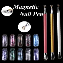 3D Professional DIY Salon Metal Cat Eye Double Head Nail Art Decro Magnet Pen
3D Professional DIY Salon Metal Cat Eye Double Head Nail Art Decro Magnet Pen