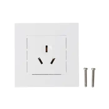 1PC Wall Socket 86 Type 16A Power Outlet With 3 Holes White PC Panel For Air Conditioner Water Heater
1PC Wall Socket 86 Type 16A Power Outlet With 3 Holes White PC Panel For Air Conditioner Water Heater