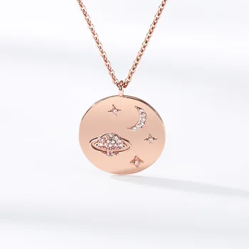 10PCS Shining Star Moon Astronomy Jewelry Space Galaxy Saturn Planet Necklace Planet Cubic Zirconia Pendants Necklaces
10PCS Shining Star Moon Astronomy Jewelry Space Galaxy Saturn Planet Necklace Planet Cubic Zirconia Pendants Necklaces