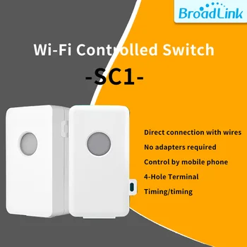 Broadlink SC1 Smart Switch WiFi Interruptor Domotica DIY Timer APP Remote Control Home Automation Socket for Alexa Google Home
Broadlink SC1 Smart Switch WiFi Interruptor Domotica DIY Timer APP Remote Control Home Automation Socket for Alexa Google Home