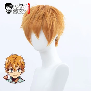HSIU Anime Toilet-bound Hanako-kun cosplay Minamoto Kou cosplay wigs handsome gold color short hair
HSIU Anime Toilet-bound Hanako-kun cosplay Minamoto Kou cosplay wigs handsome gold color short hair