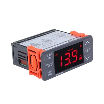 AC220V Digital LED Temperature Controller Touch-keys °C/°F Heating and Cooling Thermostat 10A 1 Relay with NTC Sensor
AC220V Digital LED Temperature Controller Touch-keys °C/°F Heating and Cooling Thermostat 10A 1 Relay with NTC Sensor