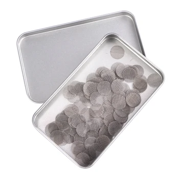 200 Pcs Pipe Filter Mesh Professional Storage Case 0.3MM Thick Pipe Strainers Smoking Screens Gauzes Filters for Smokers Workers
200 Pcs Pipe Filter Mesh Professional Storage Case 0.3MM Thick Pipe Strainers Smoking Screens Gauzes Filters for Smokers Workers