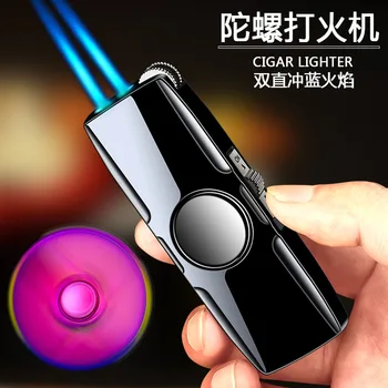 Jet Flame Torch Lighter Turbo Refillable Gas Fingertip Spinner Lighter Windproof Butane Cigar Cigarette Lighter Gadgets For Man
Jet Flame Torch Lighter Turbo Refillable Gas Fingertip Spinner Lighter Windproof Butane Cigar Cigarette Lighter Gadgets For Man