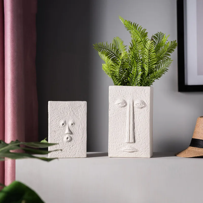 Nordic Creative Porcelain Flower Pot Home Decor Vase Human Face Design Deco Home Head Shape Vase home decor Accessories
Nordic Creative Porcelain Flower Pot Home Decor Vase Human Face Design Deco Home Head Shape Vase home decor Accessories