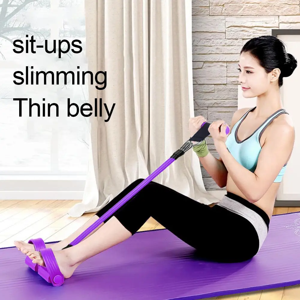 Elastic Legs Pull Tension Rope Four-Tube Puller Pedals Sit-Ups Abdominal Fitness Body Shaping Exercise
Elastic Legs Pull Tension Rope Four-Tube Puller Pedals Sit-Ups Abdominal Fitness Body Shaping Exercise
