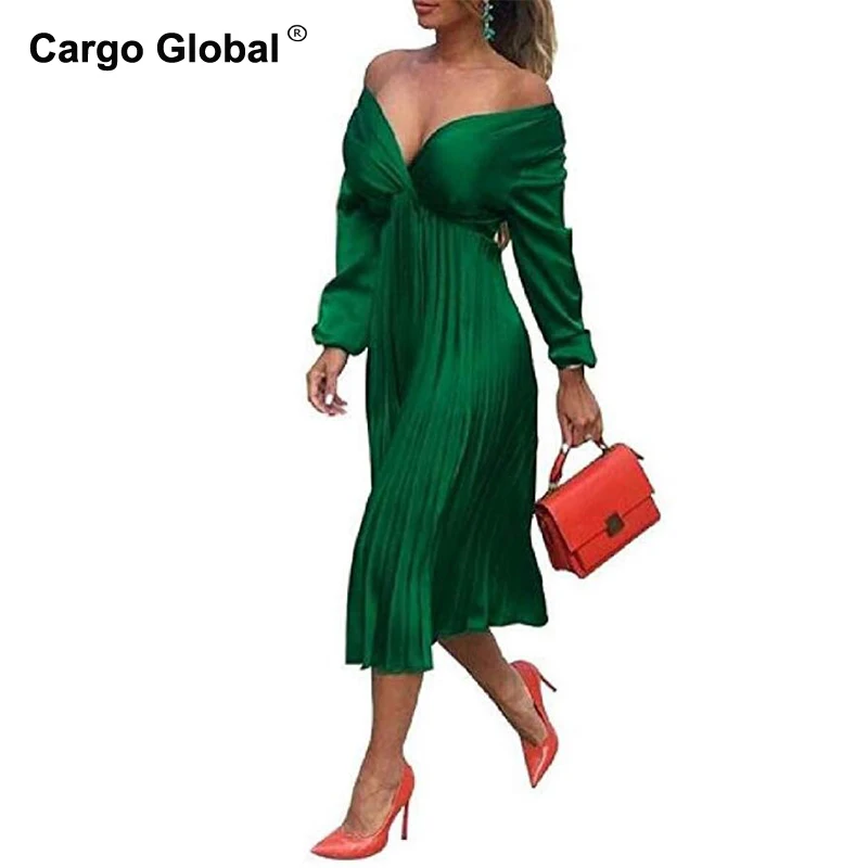 2019 Autumn And Winter Women Wrap Long Sleeve Deep V Neck Solid Autumn Dresses Bottoming Midi Dress
2019 Autumn And Winter Women Wrap Long Sleeve Deep V Neck Solid Autumn Dresses Bottoming Midi Dress