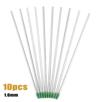 10PCS High Quality Stainless Steel Tungsten TIG Welding Electrodes WP Green Tip 1.6/2.0/2.4/3.0/3.2/4.0*175mm
10PCS High Quality Stainless Steel Tungsten TIG Welding Electrodes WP Green Tip 1.6/2.0/2.4/3.0/3.2/4.0*175mm