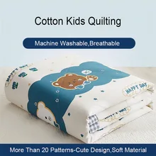 Summer Cotton Kids Quilt Air-conditioning Comforter Soft Breathable Children Cotton Blanket Bedspread for Bed Home Textiles
Summer Cotton Kids Quilt Air-conditioning Comforter Soft Breathable Children Cotton Blanket Bedspread for Bed Home Textiles