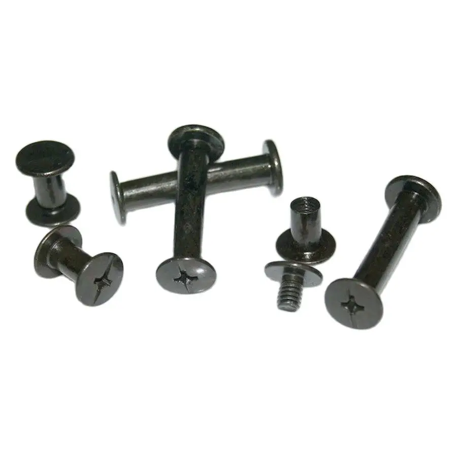 5mm Diameter Black Color Carbon Steel Male Female Blinding Post Book Screw 100pcs/lot
5mm Diameter Black Color Carbon Steel Male Female Blinding Post Book Screw 100pcs/lot