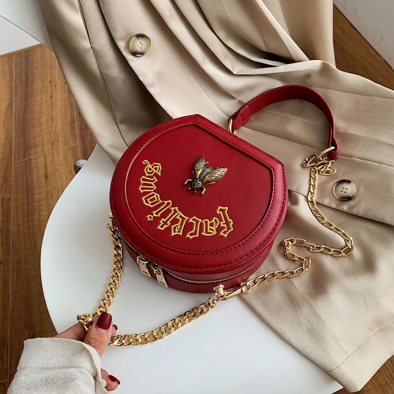 Western Style Bag Women's 2019 Korean-style-Style Contrast Color Spiraea Small round Bag Mini Small Bee Crossbody Bag Fashion
Western Style Bag Women's 2019 Korean-style-Style Contrast Color Spiraea Small round Bag Mini Small Bee Crossbody Bag Fashion