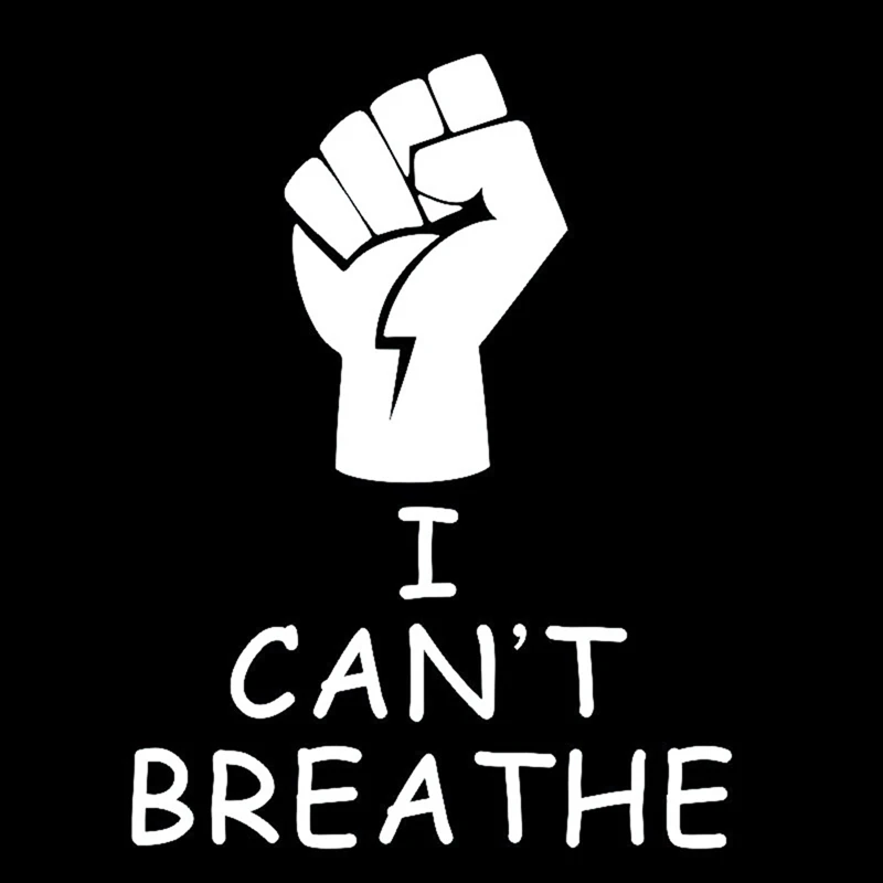 2020 American Black Lives Matter I Can't Breathe Car Sticker Vinyl Auto Window Bumper Windshield Decal Car-Styling Exterior Trim
2020 American Black Lives Matter I Can't Breathe Car Sticker Vinyl Auto Window Bumper Windshield Decal Car-Styling Exterior Trim